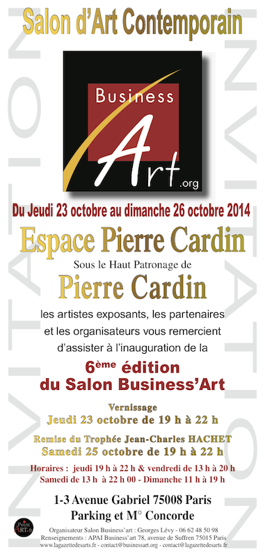 Exhibition poster : Salon Business’Art, 6th edition