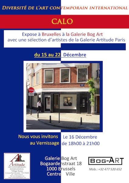 Exhibition poster : Brussels, with the Artitude gallery
