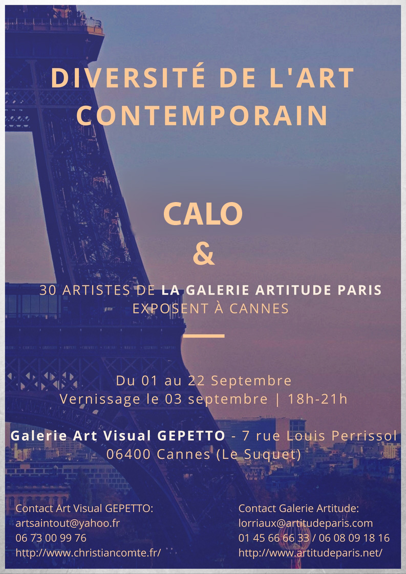 Exhibition poster : Diversity of contemporary art