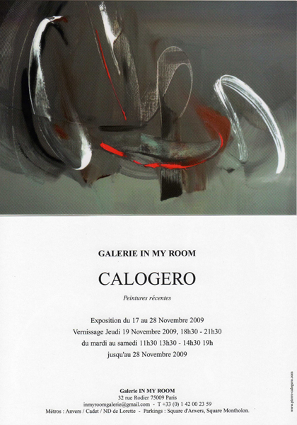 Affiche de l’exposition : Peintures récentes