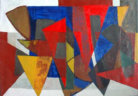 L'arbre falaise, 1996 — huile sur toile, Pierre Calogero