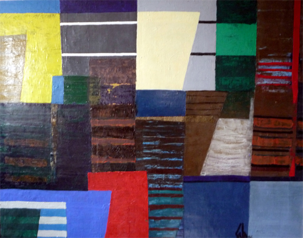 La marine, 1987 — huile sur toile, Pierre Calogero