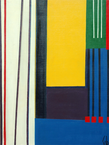 Jazz, 1977 — huile sur toile, Pierre Calogero