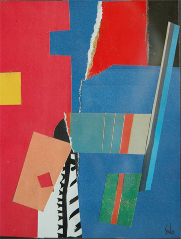 Max, 1995 — collage papier, Pierre Calogero