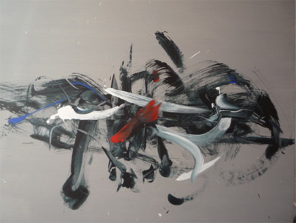 Turbulences, 2008 — acrylique sur toile, Pierre Calogero