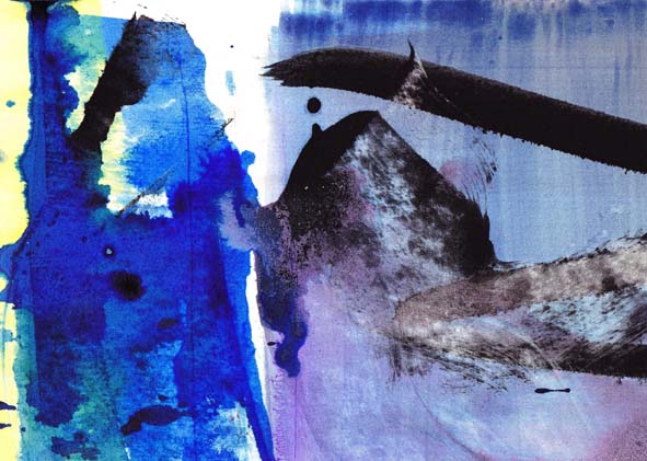 Reflets 2, 2010 — encres et aquarelles sur papier, Pierre Calogero