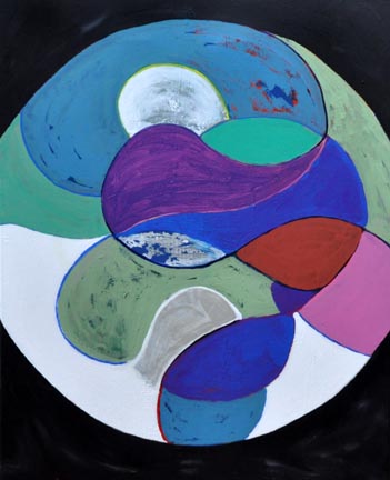 Sphère VII, 2011 — acrylique sur toile, Pierre Calogero