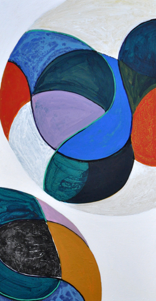 Sphère XI, 2011 — acrylique sur toile, Pierre Calogero