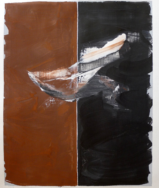Verbe, 2012 — acrylique sur papier, Pierre Calogero