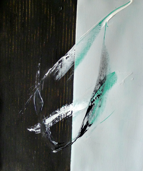 Passage, 2012 — acrylique sur papier, Pierre Calogero