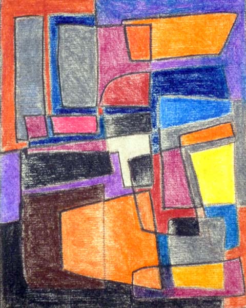 Étude, 1997 — dessin sur papier, Pierre Calogero