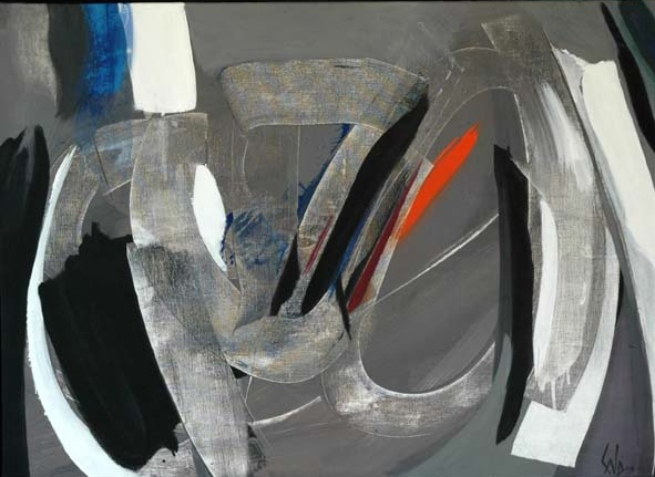 Fugue, 2009 — acrylique sur toile, Pierre Calogero
