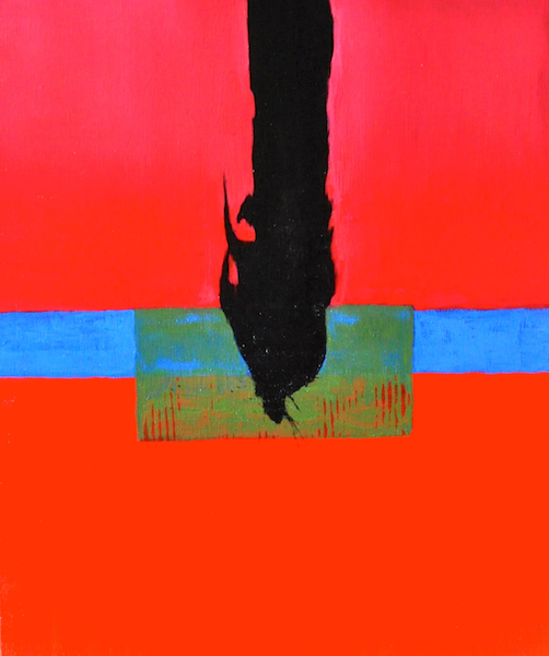 Mire, 2011 — technique mixte sur toile, Pierre Calogero