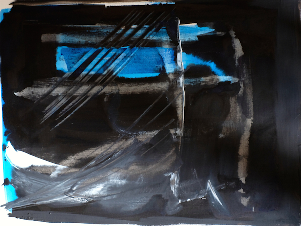 Espoir, 2014 — acrylique sur papier, Pierre Calogero