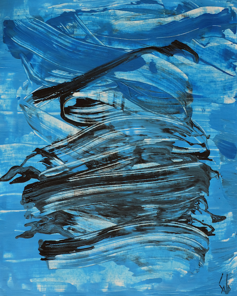 Océans, 2013 — acrylique sur toile, Pierre Calogero