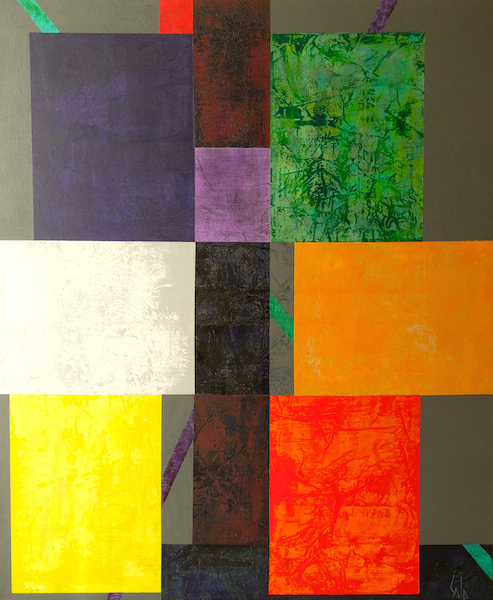 Droit de Cité, 2018 — acrylique sur toile, Pierre Calogero