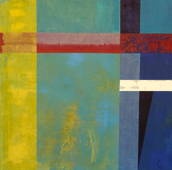Trajets, 2018 — acrylique sur toile, Pierre Calogero