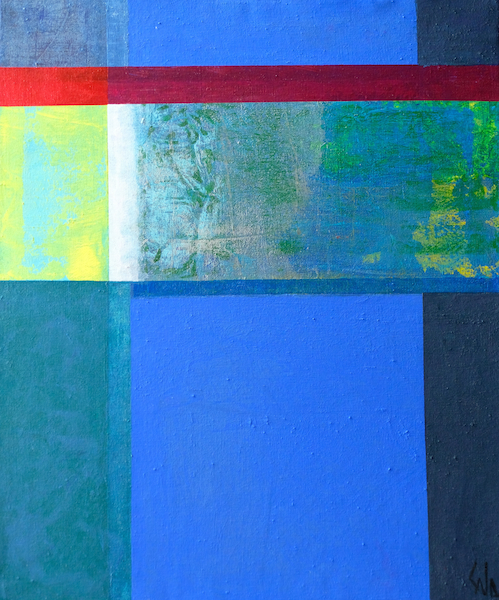 Obscure clarté, 2018 — technique mixte sur toile, Pierre Calogero