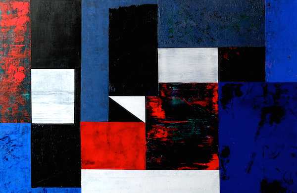 Triangle, 2018 — acrylique sur toile, Pierre Calogero