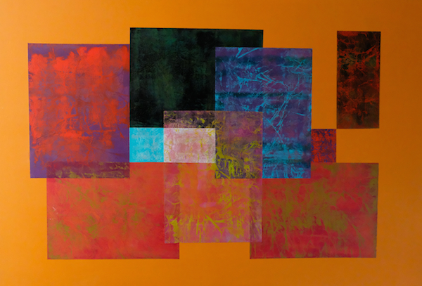 Traces 19, 2019 — acrylique sur toile, Pierre Calogero