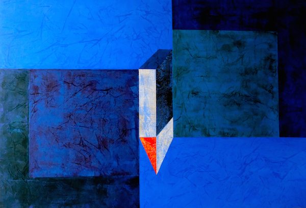 Encoche, 2020 — acrylique sur toile, Pierre Calogero