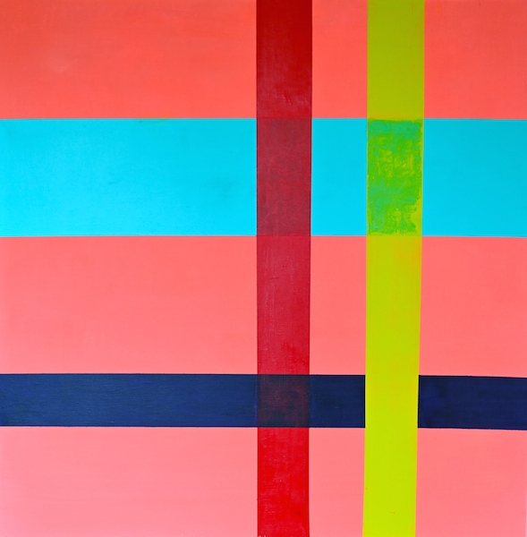Géométrie, 2020 — acrylique sur toile, Pierre Calogero