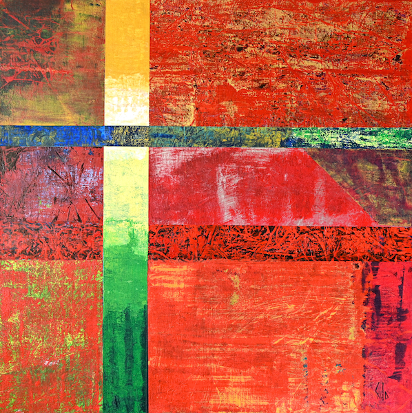 Grenade, 2020 — acrylique sur toile, Pierre Calogero