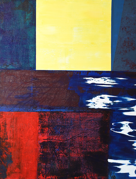 Océans, 2020 — acrylique sur toile, Pierre Calogero