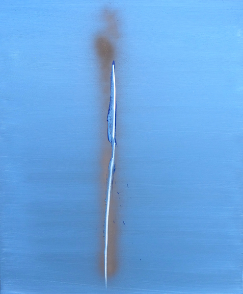 Bleu, 2017 — acrylique sur toile, Pierre Calogero