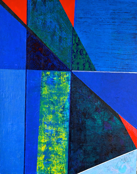 Pétrole, 2021 — acrylique sur toile, Pierre Calogero