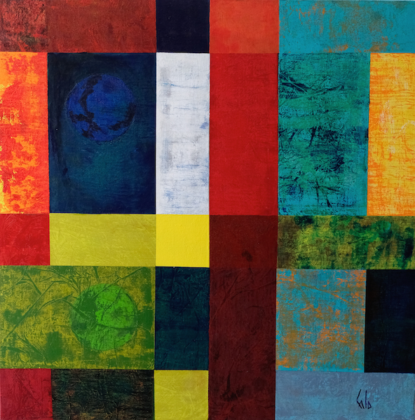 Sonate, 2021 — acrylique sur toile, Pierre Calogero