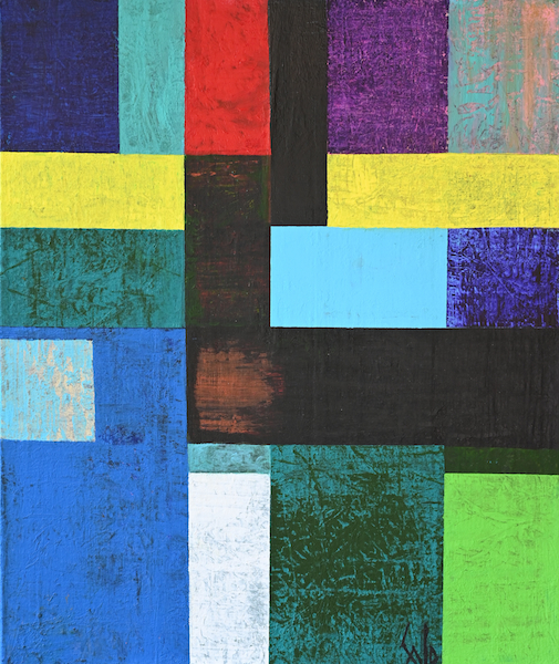Harpe, 2021 — acrylique sur toile, Pierre Calogero