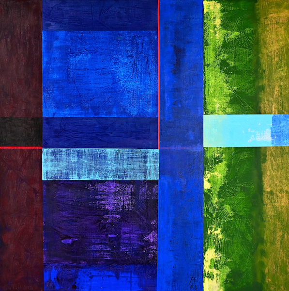 Nomade, 2021 — acrylic on canvas, Pierre Calogero
