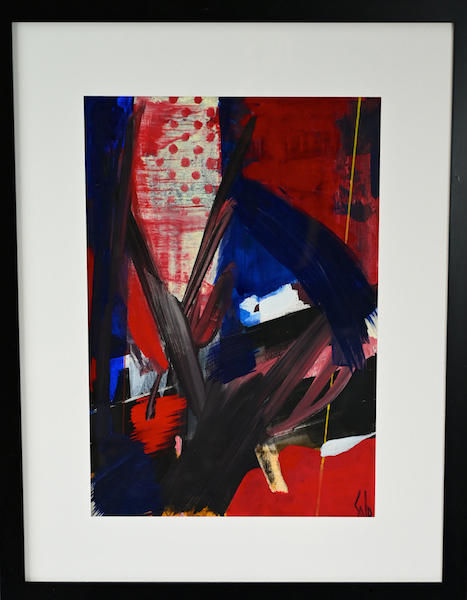 Pollen 2, 2017 — acrylique sur papier, Pierre Calogero