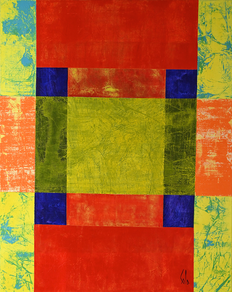 Inside, 2021 — acrylic on canvas, Pierre Calogero