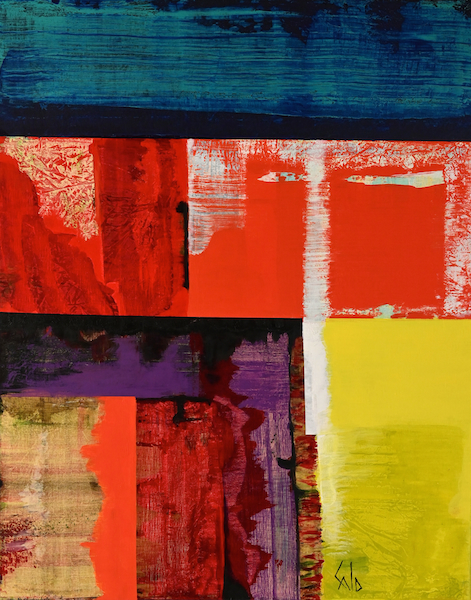 Kaboul, 2021 — acrylique sur toile, Pierre Calogero