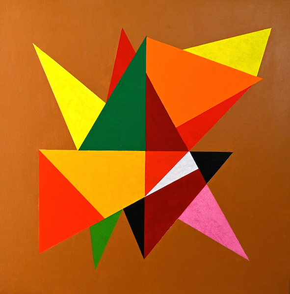 Saturne, 2021 — acrylique sur toile, Pierre Calogero