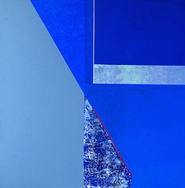 Falaise, 2021 — acrylique sur toile, Pierre Calogero