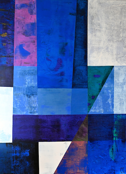 Blue, 2020 — acrylique sur toile, Pierre Calogero