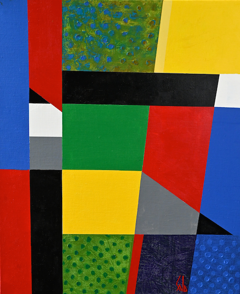 Figaro, 2022 — acrylique sur toile, Pierre Calogero