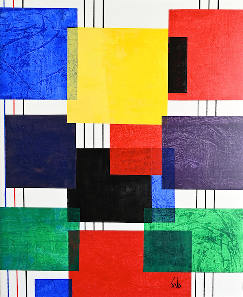 Vocalises 2, 2021 — acrylique sur toile, Pierre Calogero