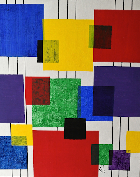 Suite, 2022 — acrylique sur toile, Pierre Calogero