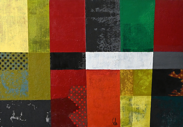 Barrio, 2022 — acrylique sur toile, Pierre Calogero