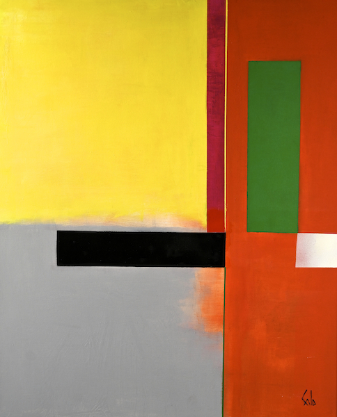 Landscape (No), 2022 — acrylique sur toile, Pierre Calogero