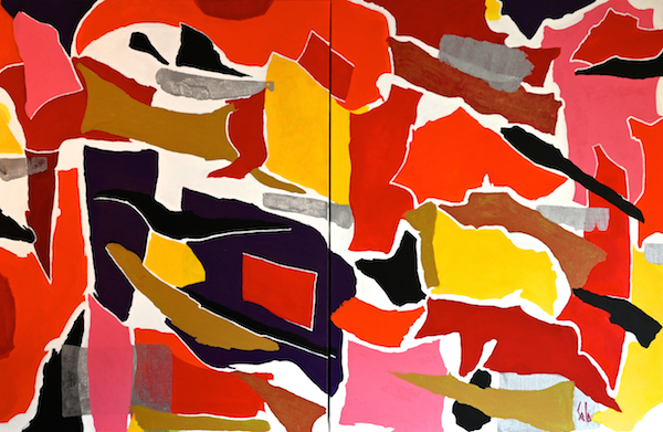 Suites, 2023 — acrylique sur toile, Pierre Calogero