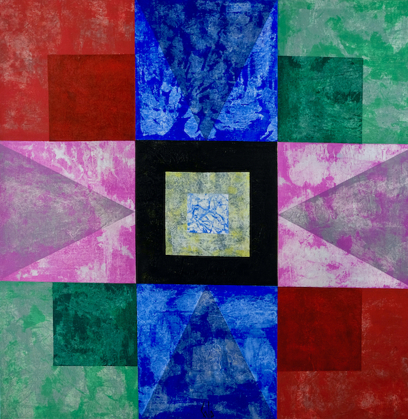 Contemplation, 2023 — acrylique sur toile, Pierre Calogero