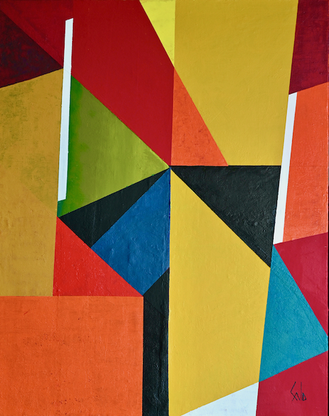 SOLO, 2024 — acrylique sur toile, Pierre Calogero