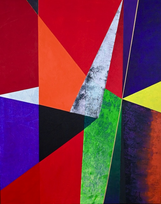 Partita, 2025 — acrylique sur toile, Pierre Calogero