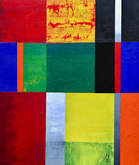 SUD, 2025 — acrylique sur toile, Pierre Calogero