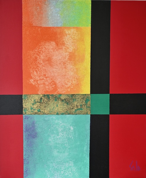 Source, 2026 — acrylique sur toile, Pierre Calogero